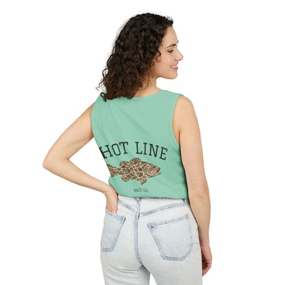 Hot Line Bait Co. Fish Graphic Tank Top — Retro Fishing Summer Tee