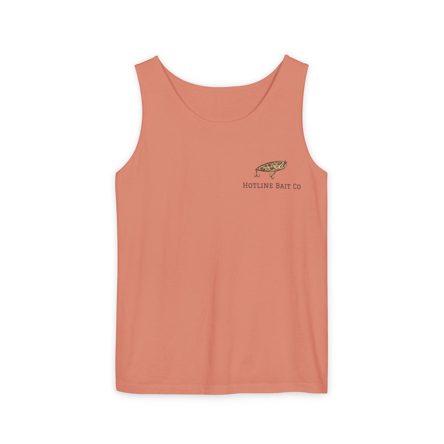 Hot Line Bait Co. Fish Graphic Tank Top — Retro Fishing Summer Tee