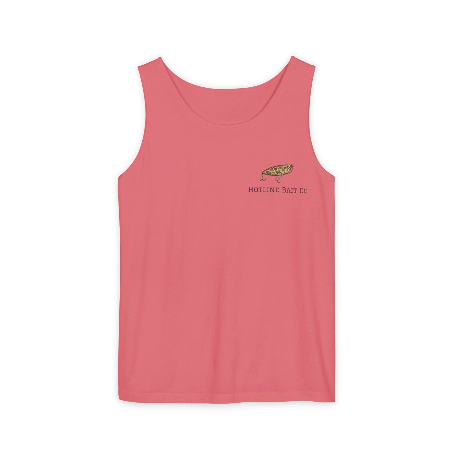 Hot Line Bait Co. Fish Graphic Tank Top — Retro Fishing Summer Tee