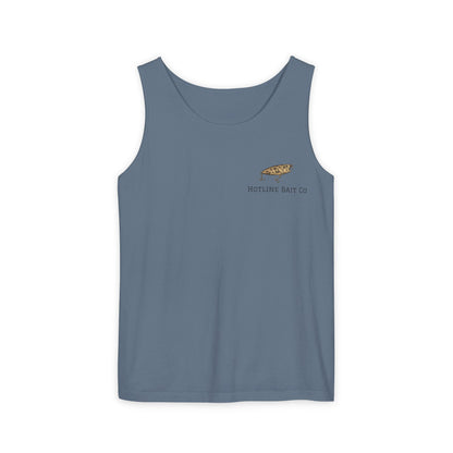 Hot Line Bait Co. Fish Graphic Tank Top — Retro Fishing Summer Tee