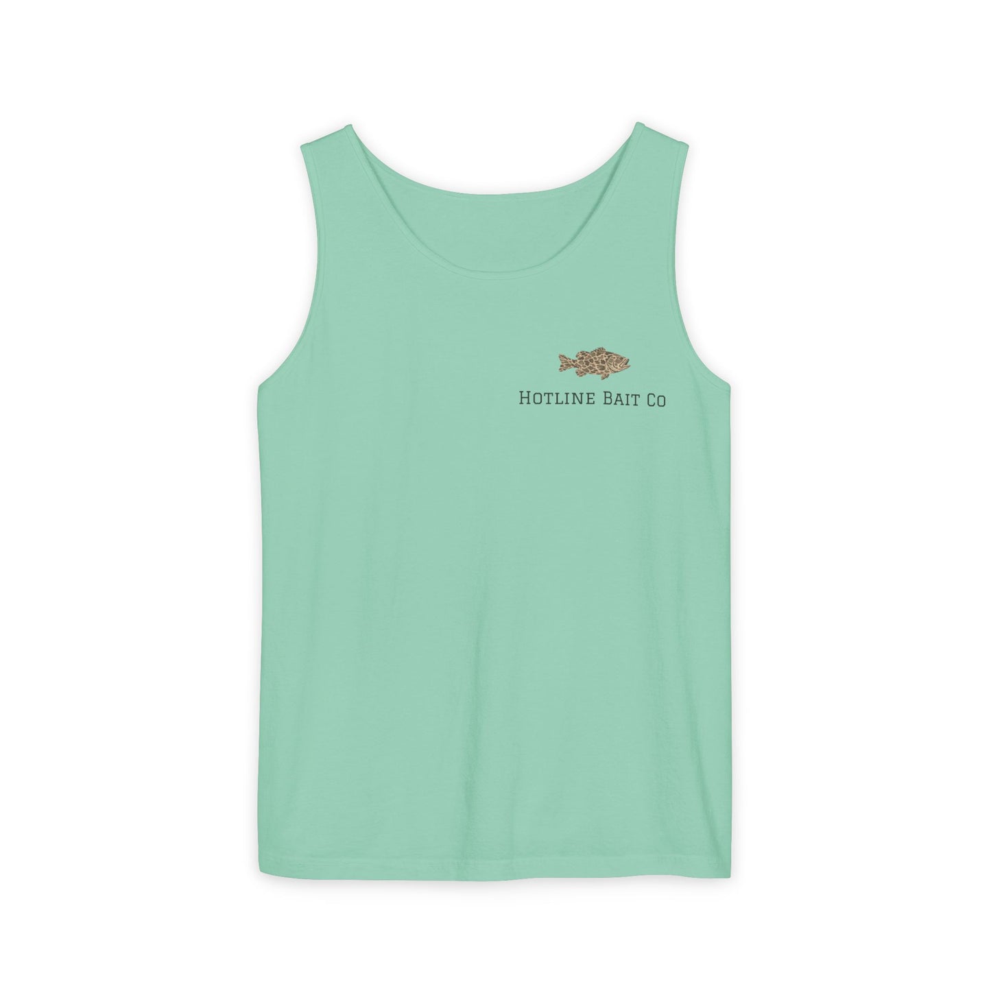 Dog & Fish Logo Tank Top — "Hotline Bait Co." Fishing Tank
