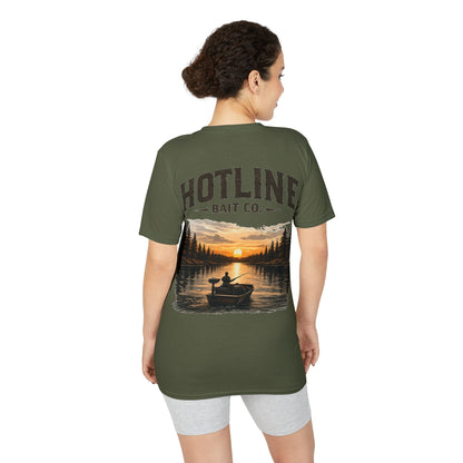 Fishing T-Shirt - Hotline Bait Co. Sunset Lake Angler Tee