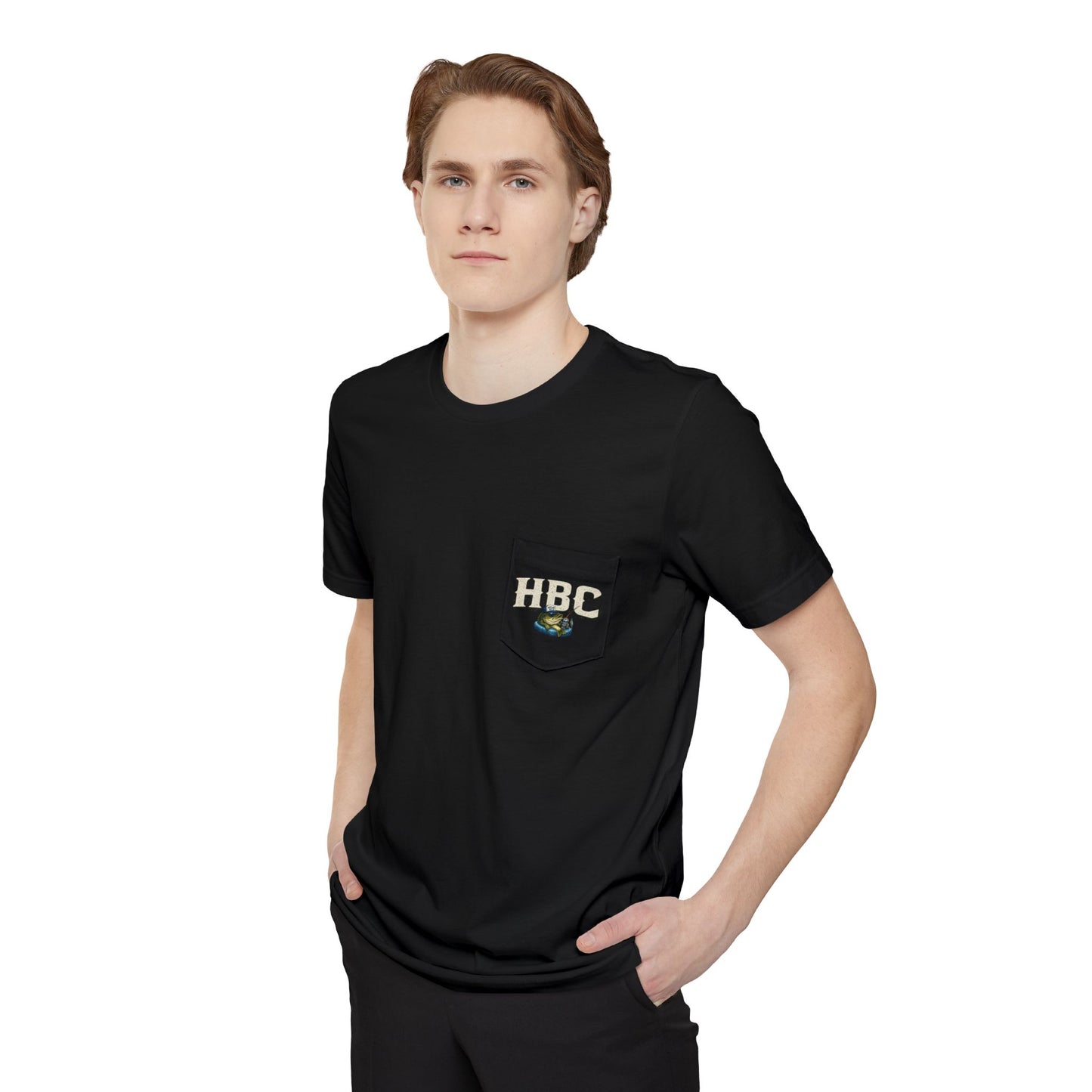 Hotline Bait Co. Pocket T-Shirt — Fishing Graphic Tee