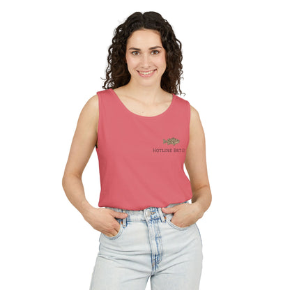 Dog & Fish Logo Tank Top — "Hotline Bait Co." Fishing Tank