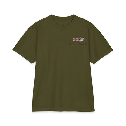 Patriotic Bass Tee — Hotline Bait Co. Fishing T-Shirt