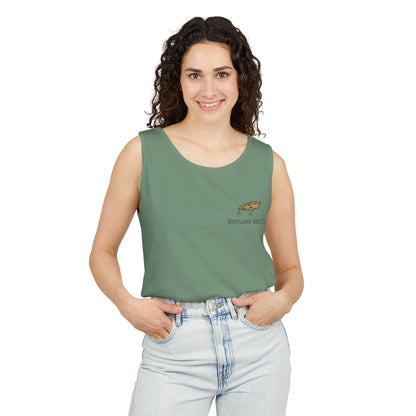 Hot Line Bait Co. Fish Graphic Tank Top — Retro Fishing Summer Tee