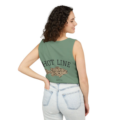 Hot Line Bait Co. Fish Graphic Tank Top — Retro Fishing Summer Tee