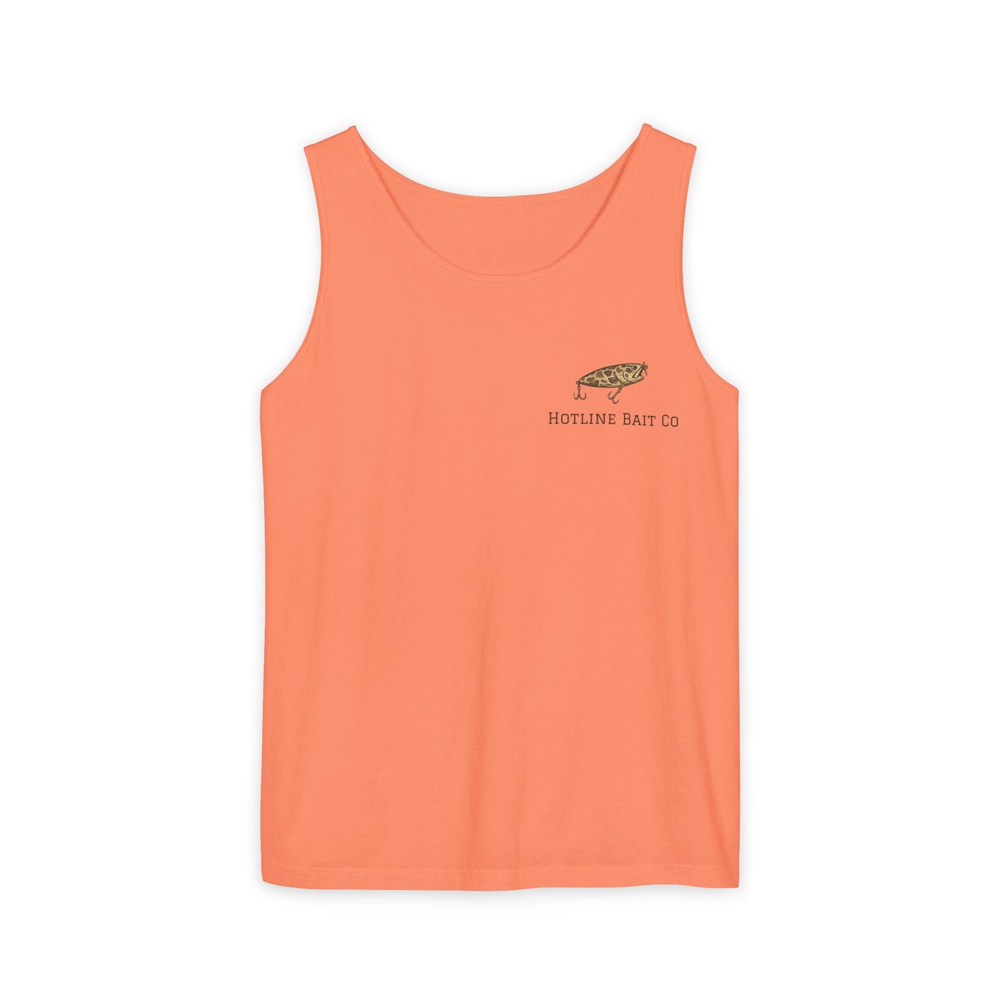 Hot Line Bait Co. Fish Graphic Tank Top — Retro Fishing Summer Tee
