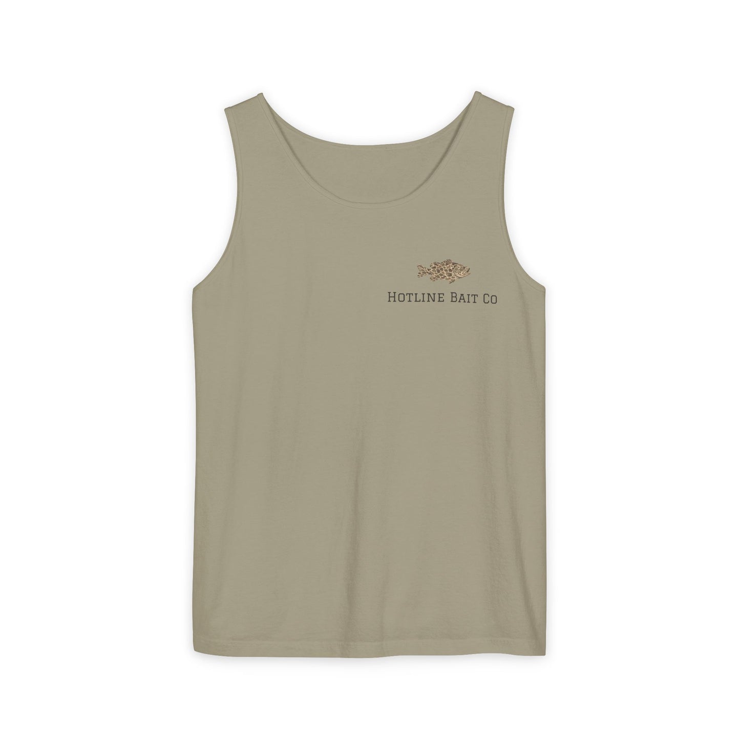 Dog & Fish Logo Tank Top — "Hotline Bait Co." Fishing Tank
