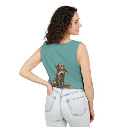 Dog & Fish Logo Tank Top — "Hotline Bait Co." Fishing Tank