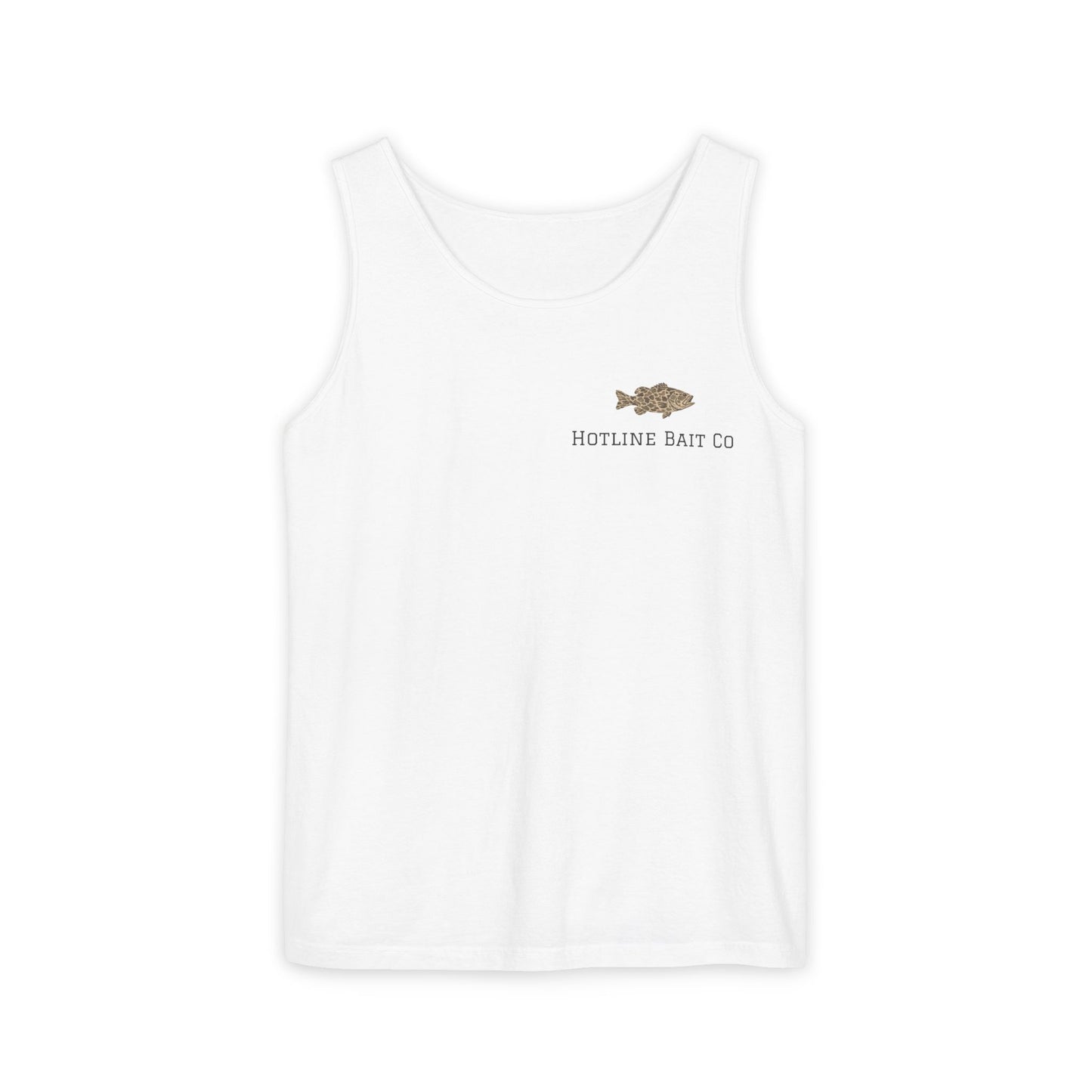 Dog & Fish Logo Tank Top — "Hotline Bait Co." Fishing Tank