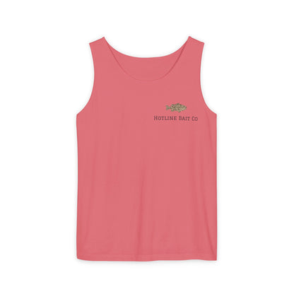 Dog & Fish Logo Tank Top — "Hotline Bait Co." Fishing Tank