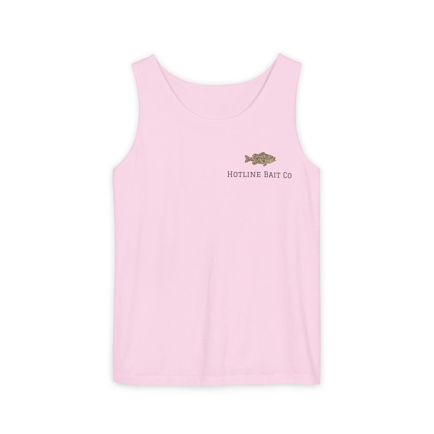 Dog & Fish Logo Tank Top — "Hotline Bait Co." Fishing Tank