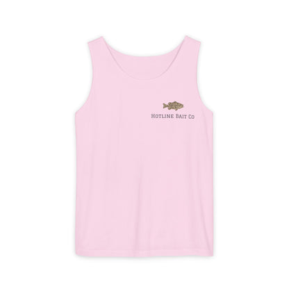 Dog & Fish Logo Tank Top — "Hotline Bait Co." Fishing Tank