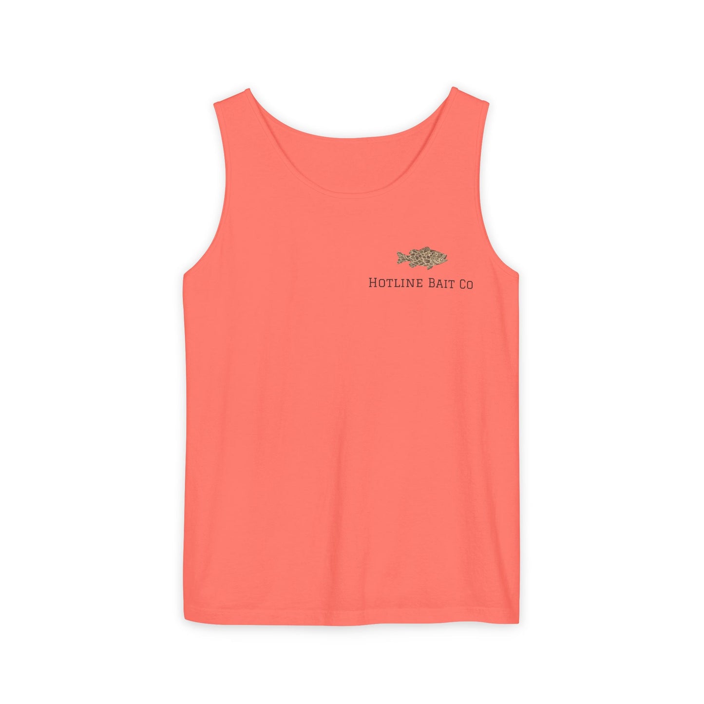 Dog & Fish Logo Tank Top — "Hotline Bait Co." Fishing Tank