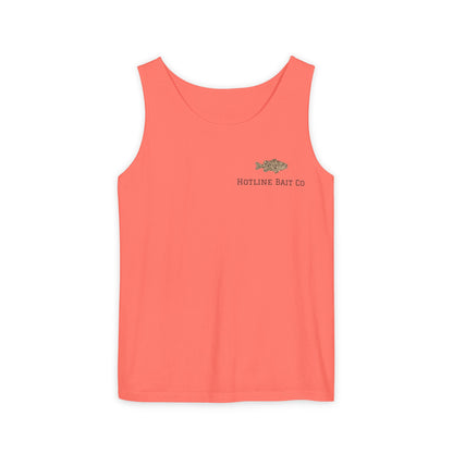 Dog & Fish Logo Tank Top — "Hotline Bait Co." Fishing Tank