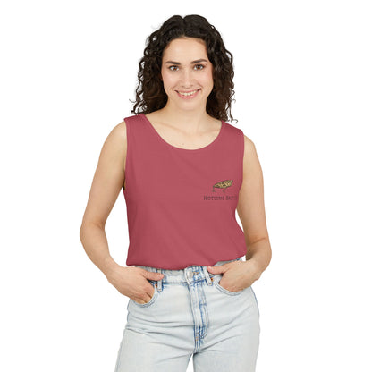 Hot Line Bait Co. Fish Graphic Tank Top — Retro Fishing Summer Tee