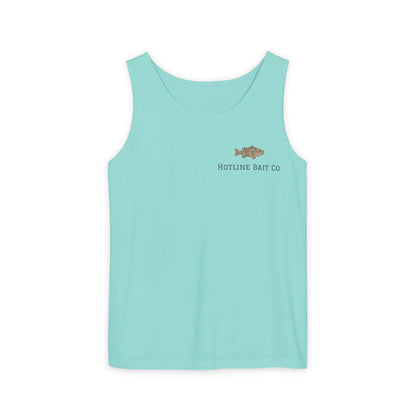 Dog & Fish Logo Tank Top — "Hotline Bait Co." Fishing Tank