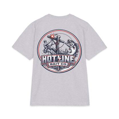 Patriotic Bass Tee — Hotline Bait Co. Fishing T-Shirt
