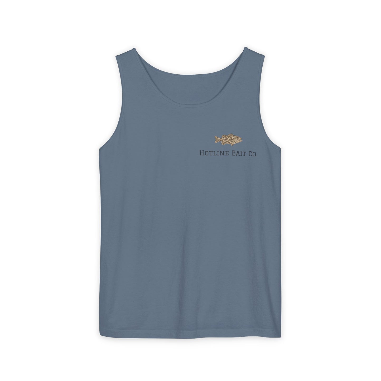 Dog & Fish Logo Tank Top — "Hotline Bait Co." Fishing Tank