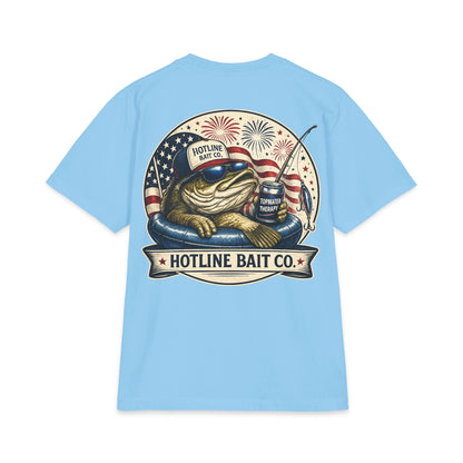 Hotline Bait Co. American Bass Tee — Fishing Graphic T‑Shirt