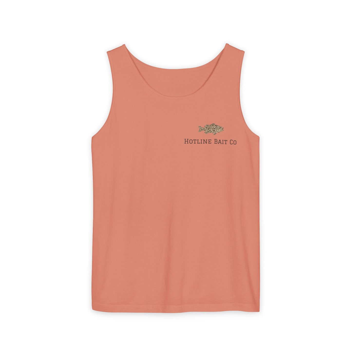 Dog & Fish Logo Tank Top — "Hotline Bait Co." Fishing Tank