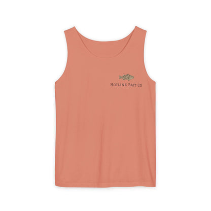 Dog & Fish Logo Tank Top — "Hotline Bait Co." Fishing Tank