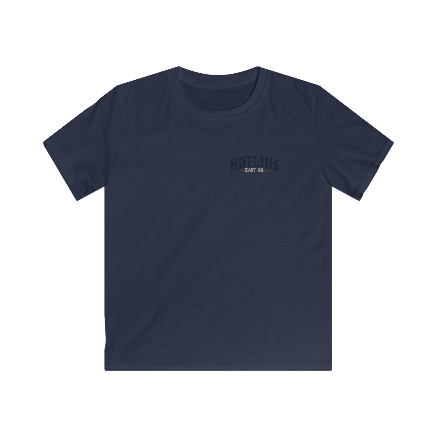 Kids Tee — 'Hotline Bait Co.' Fishing Graphic Shirt