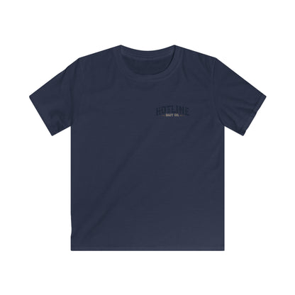 Kids Tee — 'Hotline Bait Co.' Fishing Graphic Shirt
