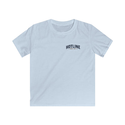 Kids Tee — 'Hotline Bait Co.' Fishing Graphic Shirt