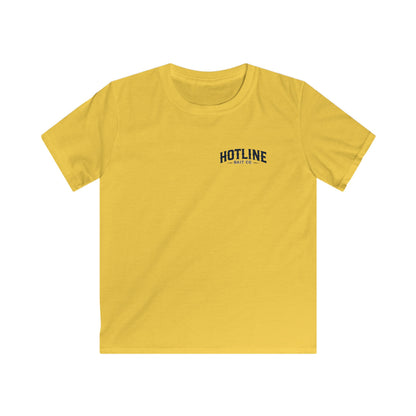 Kids Tee — 'Hotline Bait Co.' Fishing Graphic Shirt