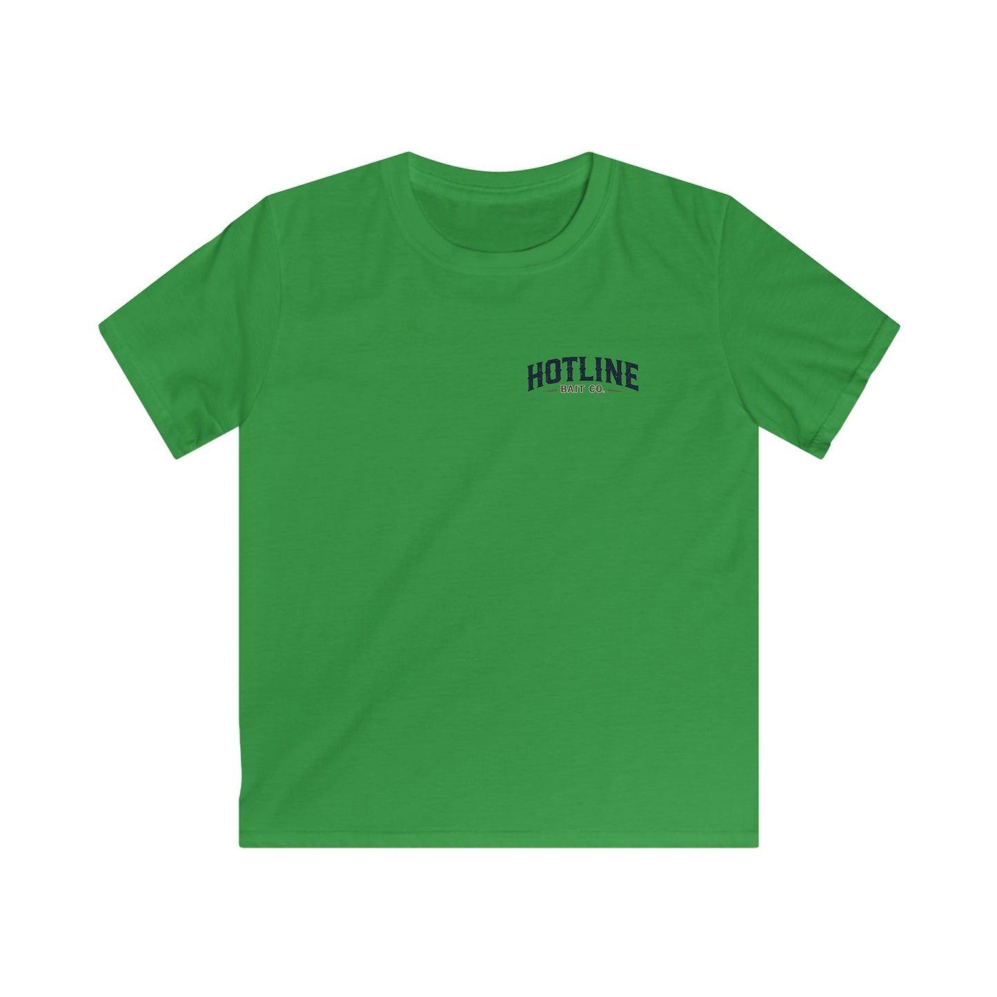 Kids Tee — 'Hotline Bait Co.' Fishing Graphic Shirt