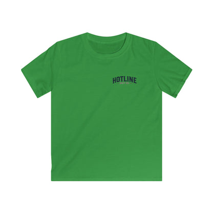 Kids Tee — 'Hotline Bait Co.' Fishing Graphic Shirt