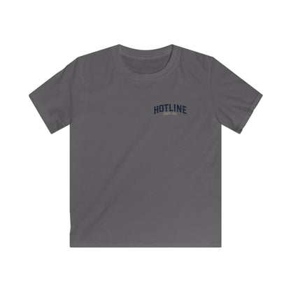 Kids Tee — 'Hotline Bait Co.' Fishing Graphic Shirt