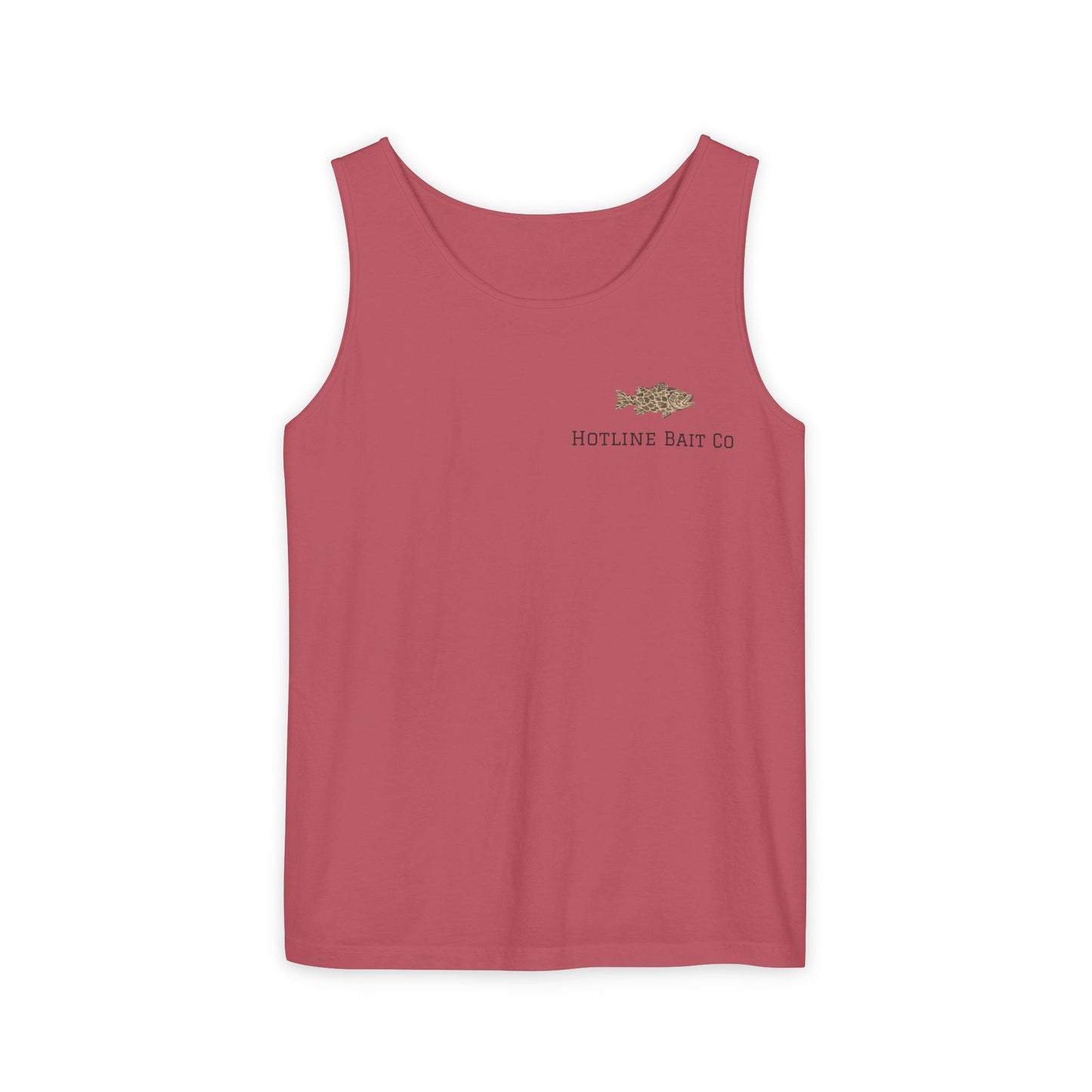 Dog & Fish Logo Tank Top — "Hotline Bait Co." Fishing Tank
