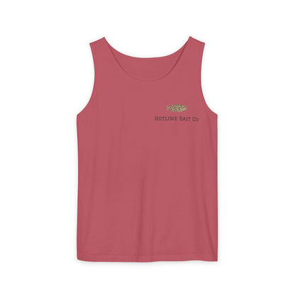 Dog & Fish Logo Tank Top — "Hotline Bait Co." Fishing Tank