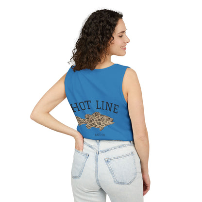 Hot Line Bait Co. Fish Graphic Tank Top — Retro Fishing Summer Tee