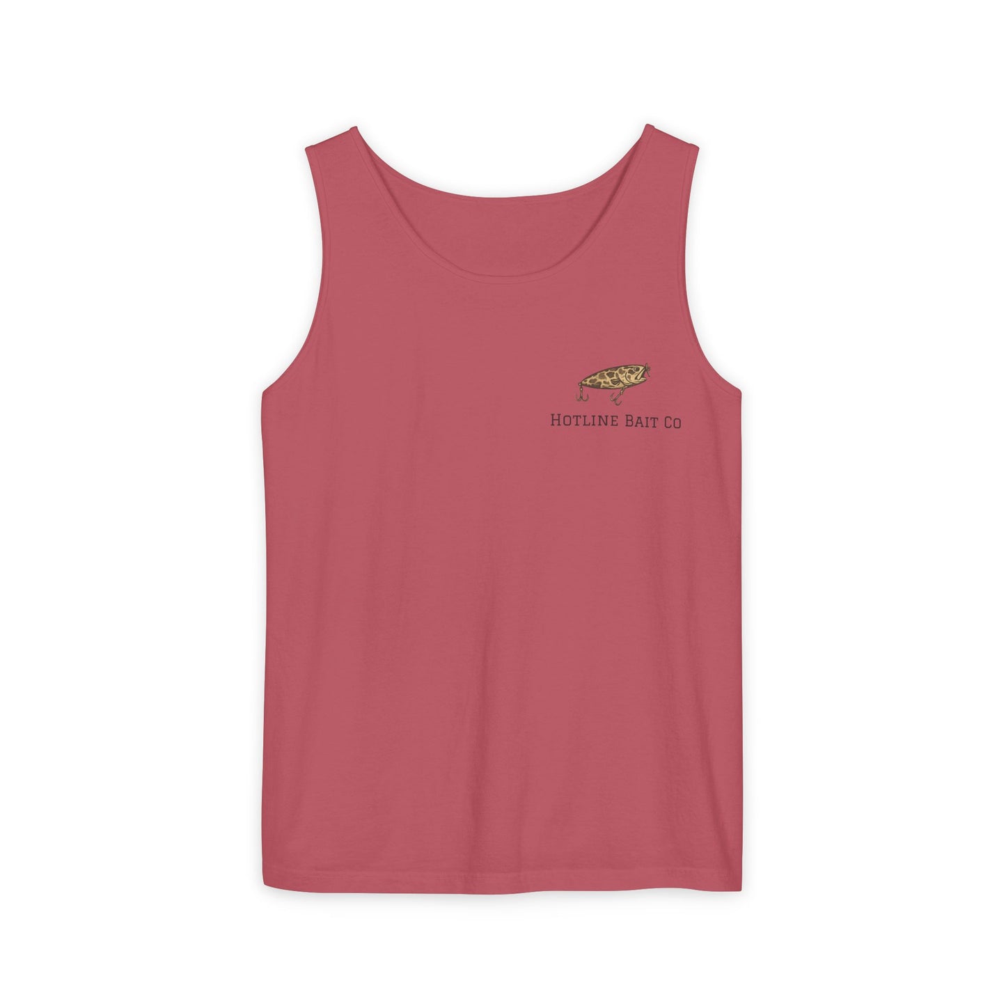 Hot Line Bait Co. Fish Graphic Tank Top — Retro Fishing Summer Tee