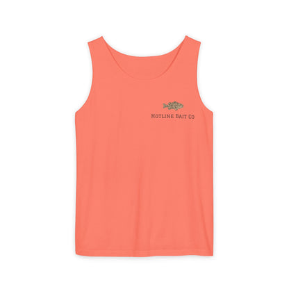 Dog & Fish Logo Tank Top — "Hotline Bait Co." Fishing Tank